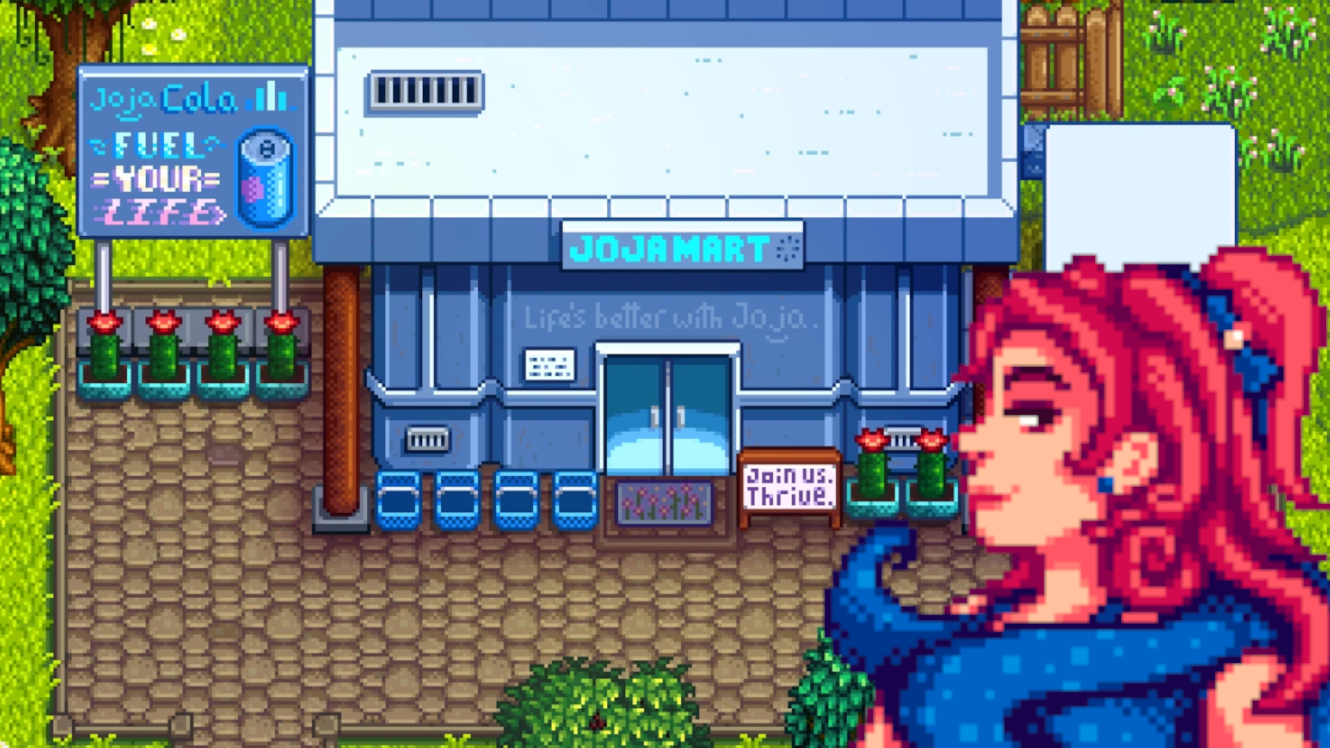 Sandy and Joja Mart
