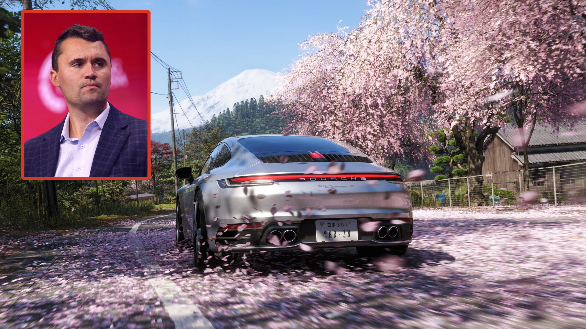 Charlie kirk and Forza Horizon 6.